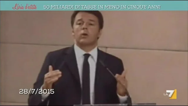 50 miliardi di tasse in meno in cinque anni