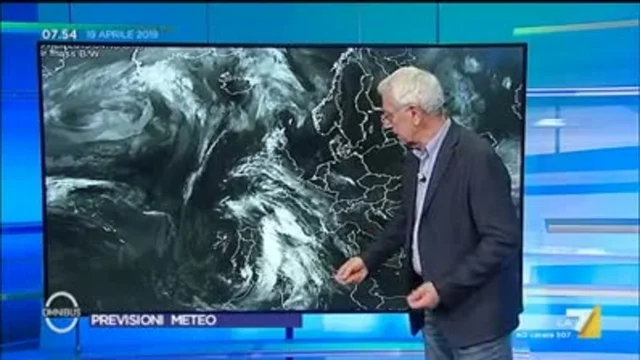 Le previsioni meteo del week end di Pasqua di Paolo Sottocorona