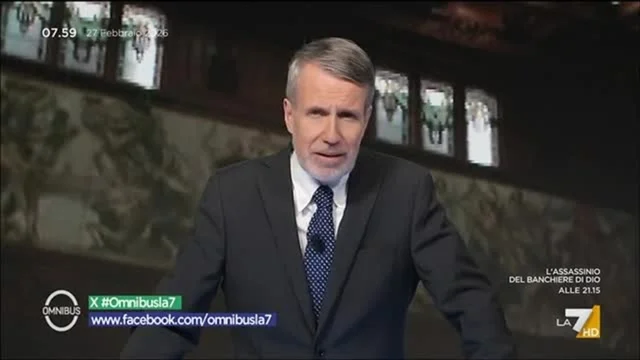 Omnibus Dibattito - Puntata del 27/2/2026