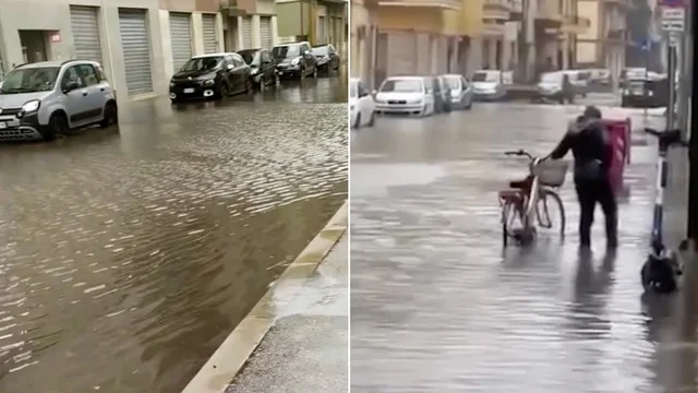 Maltempo a Pescara, in poche ore la pioggia di un mese: strade allagate