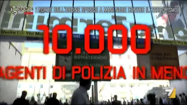 Forze dell'Ordine spesso a mani nude contro il terrorismo