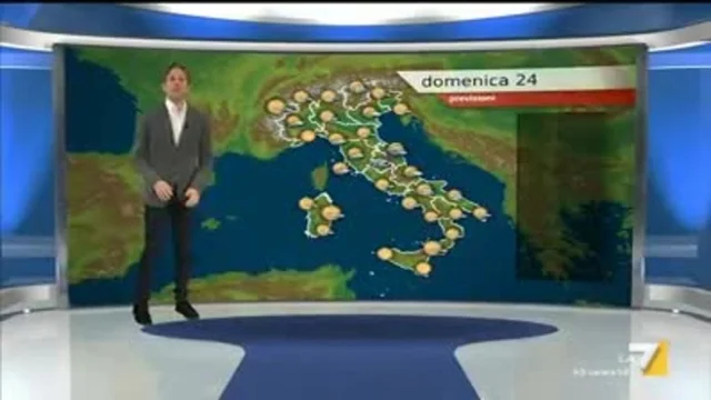 Il meteo della sera