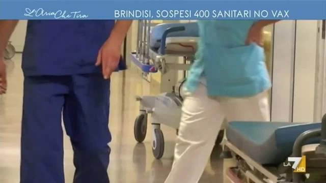 Brindisi, sospesi 400 sanitari No Vax