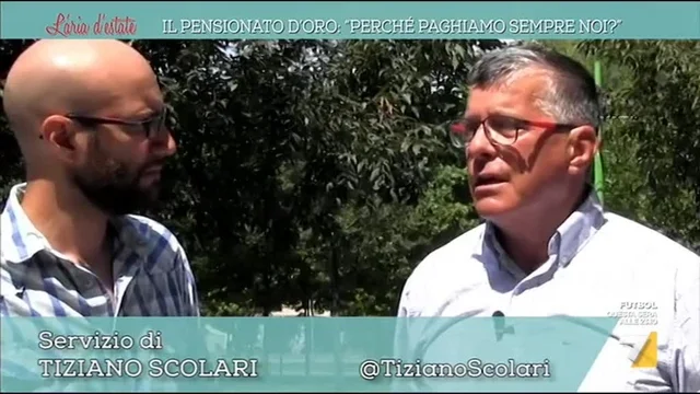 Il pensionato d'oro: 'Perchè paghiamo sempre noi?'