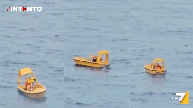 Bambina cade in mare da una nave Disney, il padre si tuffa per salvarla