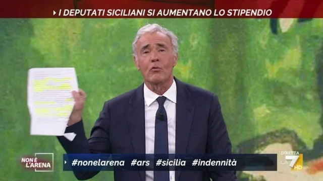 Massimo Giletti legge la lettera di Pietro: "Ha il frigo vuoto"