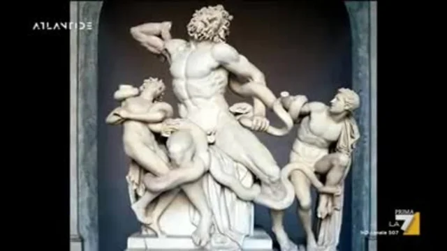 La nascita dei Musei Vaticani con Papa Giulio II, il Laocoonte nel cortile del Belvedere
