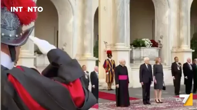 Mattarella in Vaticano da Papa Leone XIV: con lui la figlia Laura e Tajani