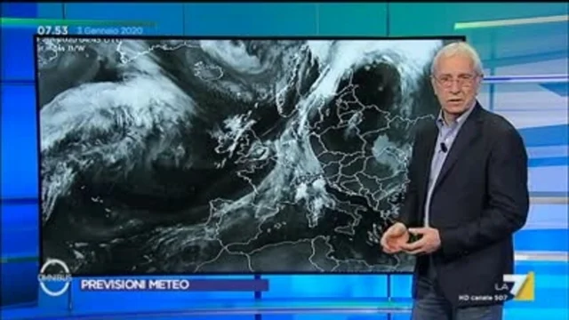 Le previsioni meteo di oggi 03/01/200