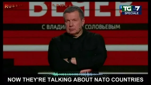 "È una guerra contro i cittadini dei membri della NATO, non ci sarà pietà": le tesi inquietanti nel talk show russo