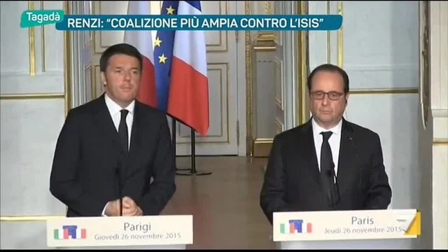 Renzi:'Coalizione sempre piu' ampia contro l'Isis'