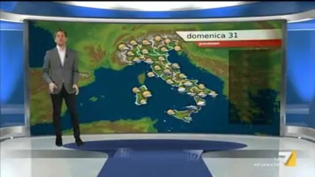 Il meteo della sera