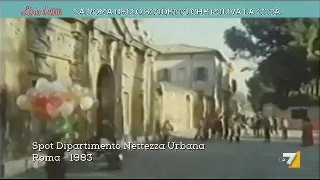 La Roma dello scudetto che puliva la città
