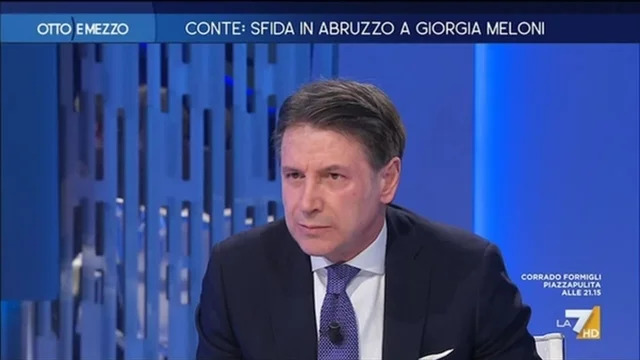 Conte: sfida in Abruzzo a Giorgia Meloni - Otto e Mezzo - Puntata del 7/3/2024