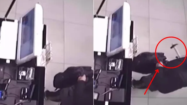 Tenta rapina con martello: il video delle telecamere