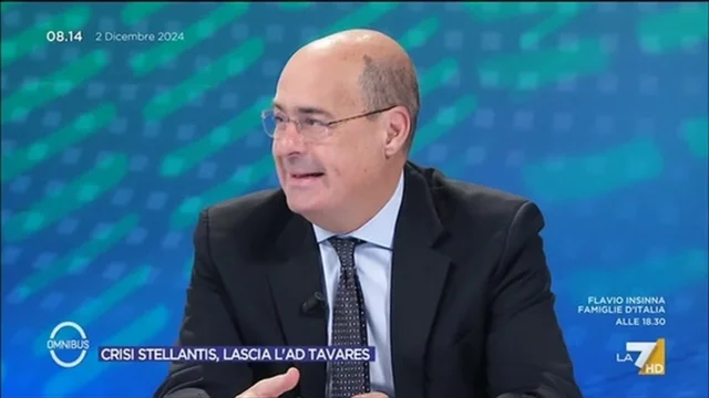Crisi Stellantis, lascia l'AD Tavares - Omnibus, 02/12/2024