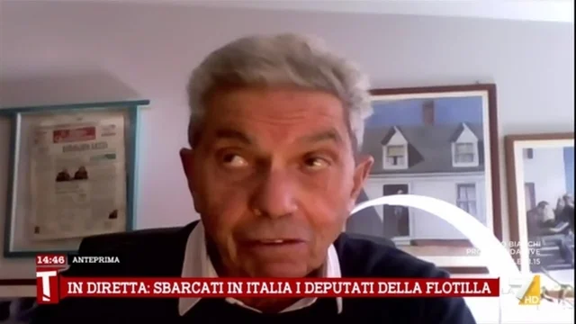 Flotilla, Padellaro preoccupato: "Attenzione, la sorte dei nostri connazionali è appesa a un filo sottile"