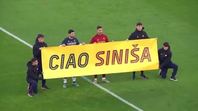 Il saluto dello Stadio Olimpico a Mihajlovic: il video