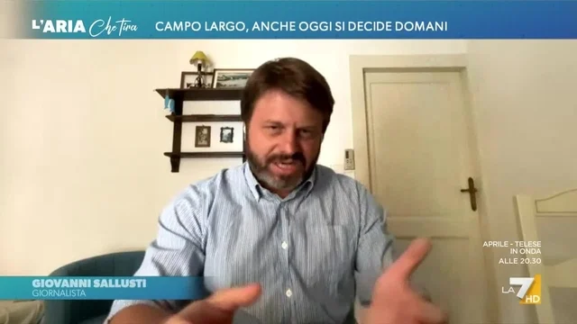 Sallusti sarcastico sul campo largo: "L'emergenza è l'antifascismo, auguri..."