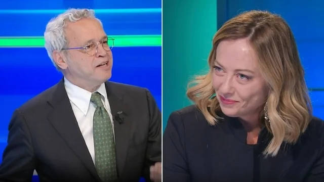 Mentana a Meloni: "Spero di rivederla su La7...". La risposta della premier
