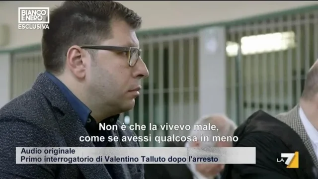 L'anteprima dell'audio dell'interrogatorio che Valentino Talluto ha reso dopo il suo arresto