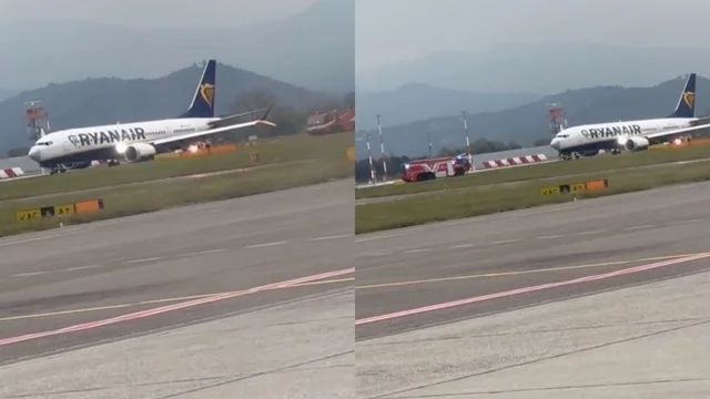 Bergamo, scoppia pneumatico a un aereo: voli sospesi e scalo chiuso all'aeroporto di Orio al Serio