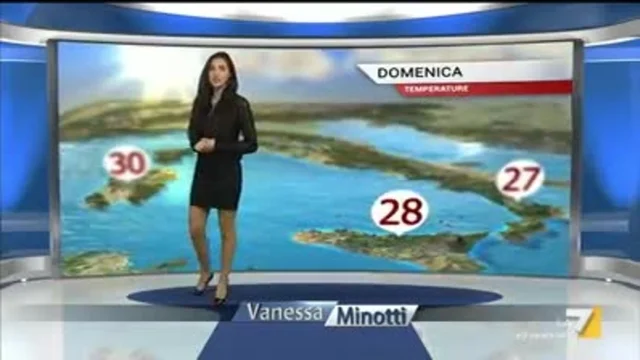 Il meteo della sera del 8 settembre