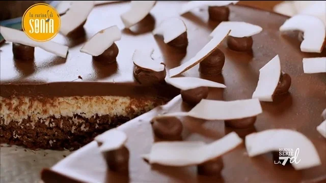 Torta cocco e cioccolato