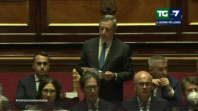 Draghi parla al Senato: "Dimissioni dopo mesi di strappi e ultimatum. L'unica strada è ricostruire il nostro patto"