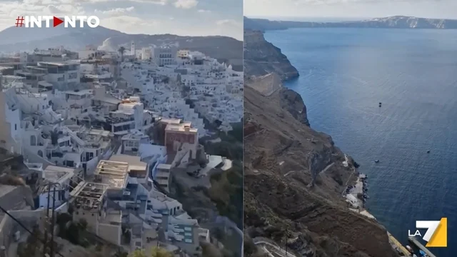 Dopo il terremoto tornano i turisti a Santorini