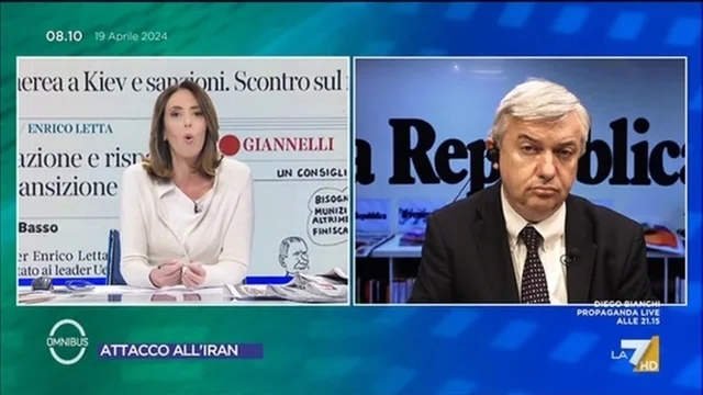 Attacco all'Iran - Omnibus, 19/04/2024