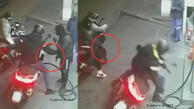 Gli sparano per non essersi lasciato rubare lo scooter, incredibili immagini da Napoli