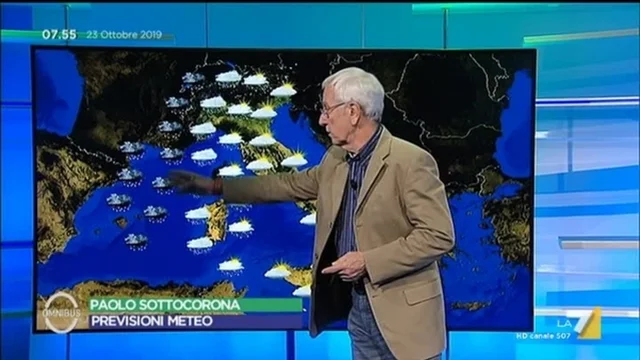 Le previsioni del tempo del 23 ottobre