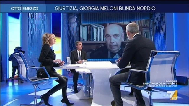 Giustizia, Giorgia Meloni blinda Nordio - Otto e Mezzo - Puntata del 23/01/2023