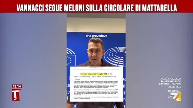 Vannacci segue Meloni sulla circolare di Mattarella