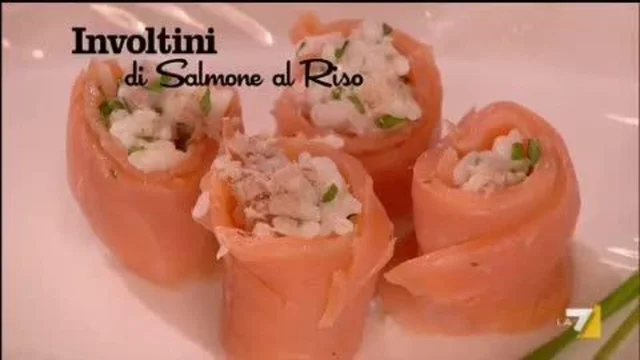 Involtini di salmone al riso