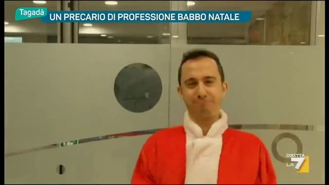 Un precario di professione Babbo Natale