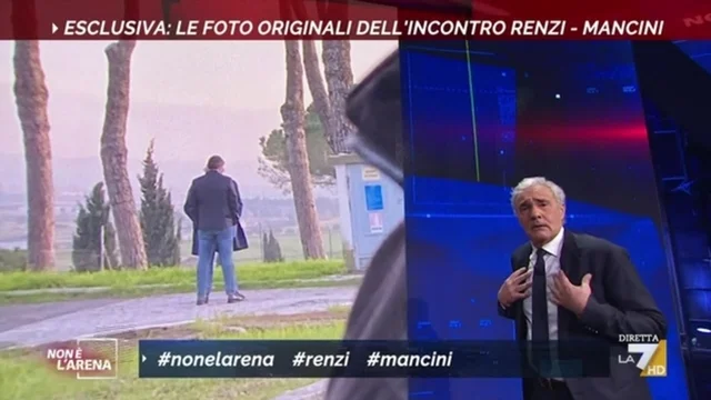 Incontro Renzi - Mancini, tutte le incongruenze nelle foto scattate dalla professoressa.