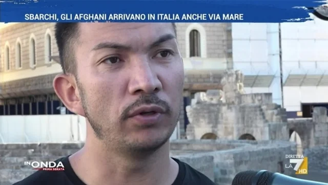 Gli afghani che arrivano in Italia dal mare