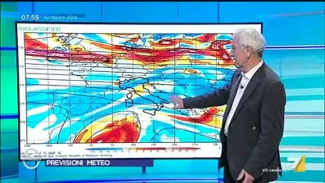 Le previsioni del tempo del 10 marzo
