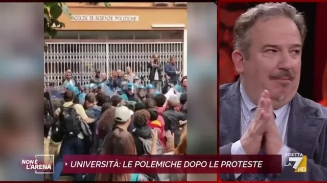 Caso Sapienza, Telese critica gli studenti: "Non capisco questo atteggiamento da anni 70"