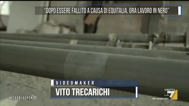 Dopo essere fallito per colpa di Equitalia, ora lavoro in nero