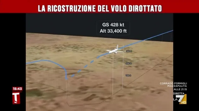 La ricostruzione del volo dirottato