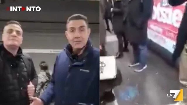 Vannacci e Simone Cicalone insieme nella metro di Roma in cerca di borseggiatori
