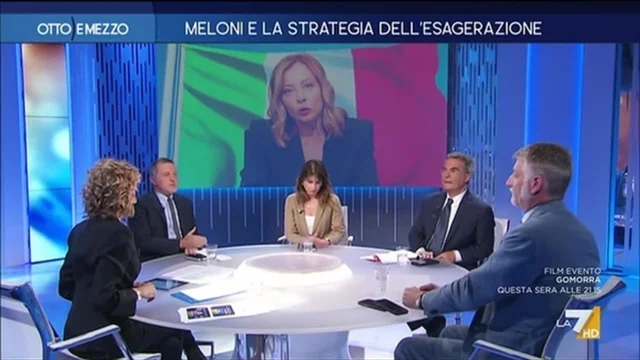 Meloni e la strategia dell'esagerazione - Otto e Mezzo - Puntata del 25/6/2024