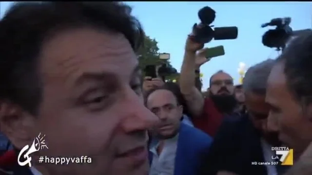 Giuseppe Conte a Napoli per la festa del Movimento 5 Stelle