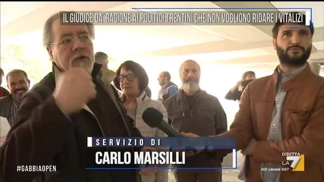 Il giudice dà ragione ai politici trentini che non vogliono ridare i vitalizi