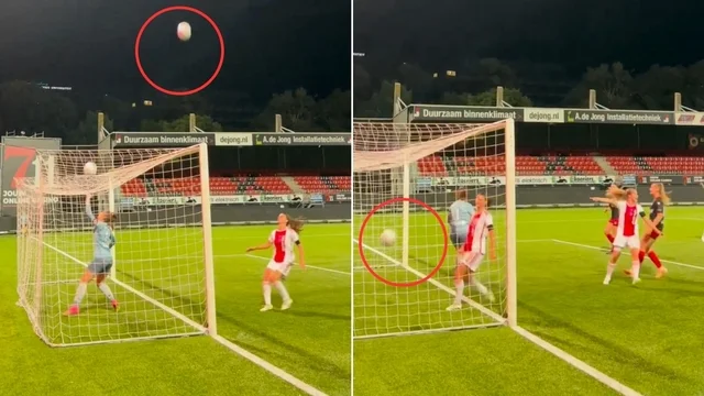 Non si accorge che la palla è in campo e prende gol: l'errore è incredibile