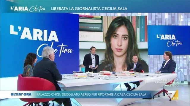 ULTIM'ORA - Cecilia Sala rilasciata, sta tornando in Italia