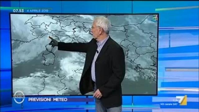 Le previsioni del tempo del 4 aprile - Allerta meteo per temporali in molte zone dell'Italia